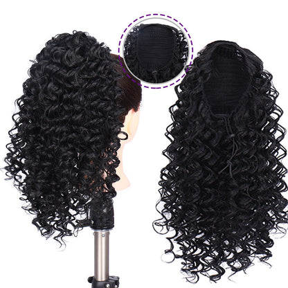 Women's Faux Ponytail Short Wig Head Cover
