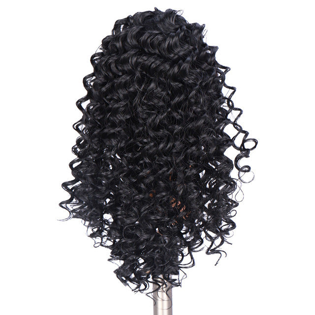 Women's Faux Ponytail Short Wig Head Cover