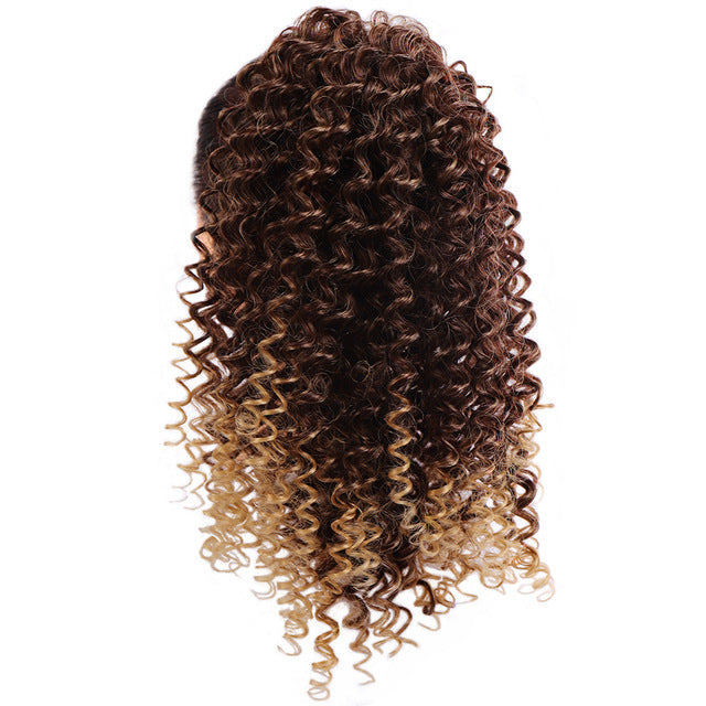 Women's Faux Ponytail Short Wig Head Cover